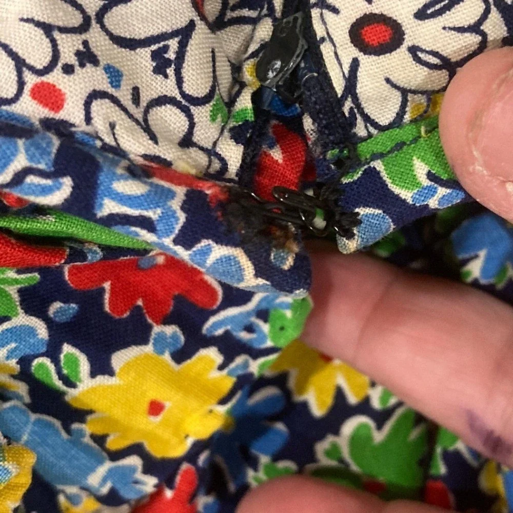 Victor Costa Multicolor Floral Maxi Dress - Medium- Vintage 70s Luxury Brand